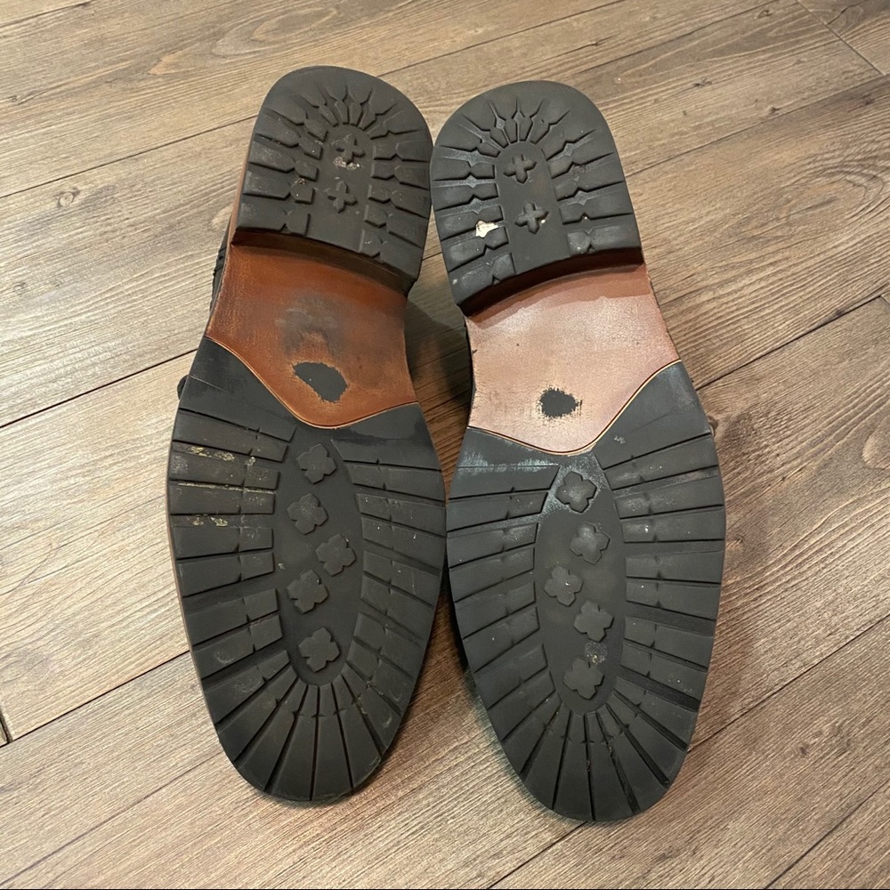 PERRIS ELLIS PORTFOLIO black and brown dress shoes - Picture 9 of 10